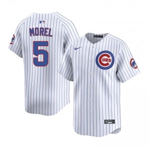 #5 Christopher Morel Premium Men Baseball Jersey | Cubs White Fan Gear evaM3i52