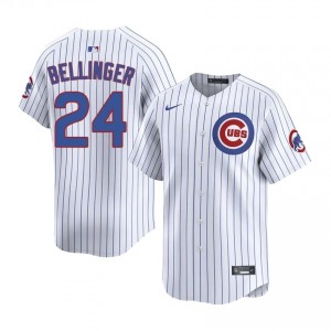 Replica Cody Bellinger #24 Chicago Men Baseball Jersey | White Wrigleyville Pride Edition 2vnNK030