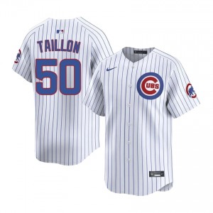 Jameson Taillon #50 Chicago Cubs Baseball Jersey | Premium Men White Stitched Edition S8082U80