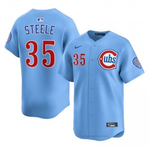 #35 Justin Steele Exclusive Men Baseball Jersey | Cubs Blue Fan Gear 4mG4Vs71