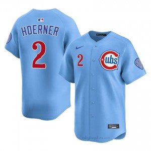 Nico Hoerner #2 Chicago Cubs Baseball Jersey | Exclusive Men Blue Embroidery Edition 6552Y287