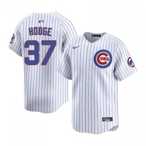 Porter Hodge #37 Chicago Cubs Baseball Jersey | Classic Men White Stitched Edition 7SCY3y66