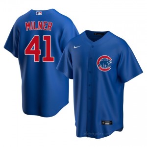 CHC Cubs Hoby Milner #41 Royal Men Baseball Jersey | 2026 Season MLB rVu11859