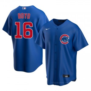 CHC Cubs Matthew Boyd #16 Royal Men Baseball Jersey | 2026 Season Gameday lr2un286