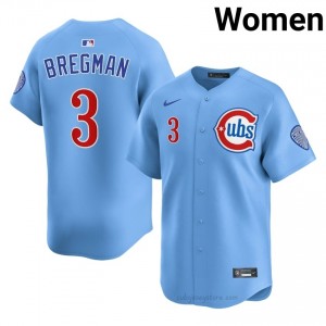 #3 Alex Bregman Game Women Baseball Jersey | Cubs Blue Fan Gear nhl4Fb62