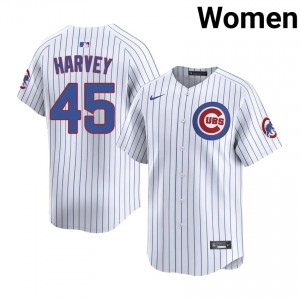 Authentic Hunter Harvey #45 Chicago Women Baseball Jersey | White Wrigleyville Pride Edition p300u614