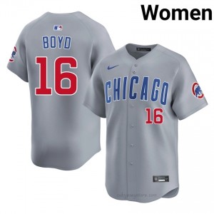 Matthew Boyd #16 Chicago Cubs Baseball Jersey | Premium Women Gray Stitch Edition 5cBve461