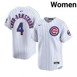 #4 Pete Crow-Armstrong Game Women Baseball Jersey | Cubs White Fan Gear 2t4nrA36