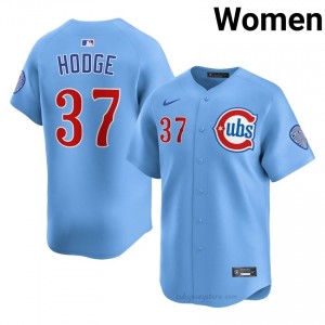 #37 Porter Hodge Gameday Women Baseball Jersey | Cubs Blue Fan Gear 4oNV6r97