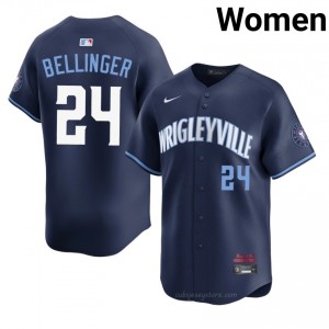 Classic Cody Bellinger #24 Chicago City Connect Women Baseball Jersey | Navy Wrigleyville Pride Edition F6p1qJ69