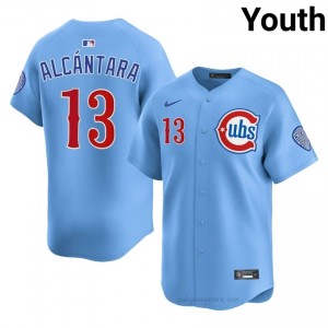 #13 Kevin Alcantara Exclusive Youth Baseball Jersey | Cubs Blue Fan Gear 3c413Y37