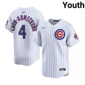 Pete Crow-Armstrong #4 Chicago Cubs Baseball Jersey | Premium Youth White Stitch Edition 3g572782