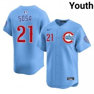 CHC Cubs Sammy Sosa #21 Blue Youth Baseball Jersey | 2026 Season Premium by0I5259