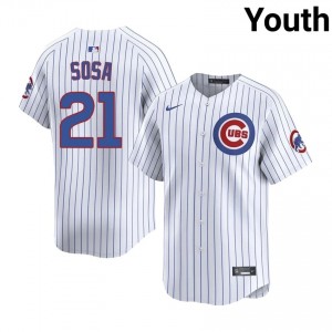 #21 Sammy Sosa Exclusive Youth Baseball Jersey | Cubs White Fan Gear 16664076