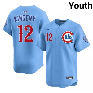 CHC Cubs Scott Kingery #12 Blue Youth Baseball Jersey | 2026 Season Classic B6wX5487