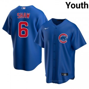 Matt Shaw #6 Chicago Cubs Baseball Jersey | Premium Youth Royal Embroidery Edition 6610Ge84