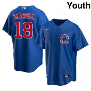 CHC Cubs Shota Imanaga #18 Royal Youth Baseball Jersey | 2026 Season Exclusive rv1Br893